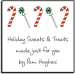 Kelly Hughes Designs - Gift Stickers (Candyland - Holiday) (s135)